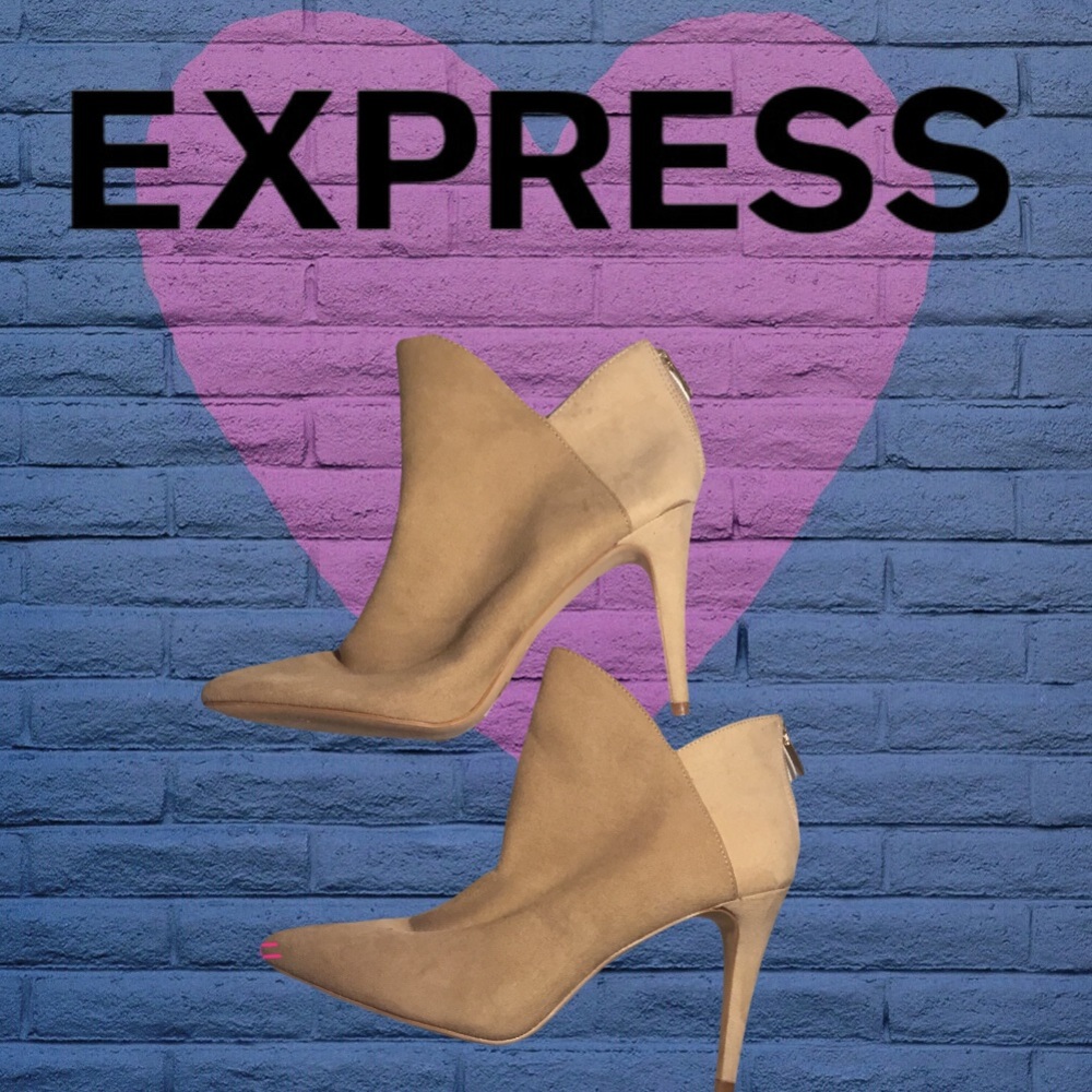 NY & Company | Faux Suede Leather Ankle Boot | 7